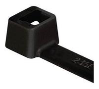 HellermannTyton 111-06206 T50M-PA66W-BK Serre-câble 245 mm 4.60 mm stabilisé aux UV 100 pc(s)