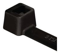 HellermannTyton 111-08010 T80R-N66-BK-C1 Serre-câble 210 mm 4.70 mm noir résistant aux intempéries 100 pc(s)