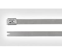 HellermannTyton 111-93148 MBT14SS-SS304-ML Serre-câble 362 mm 4.60 mm argent avec fermeture à billes