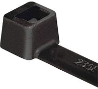 HellermannTyton 112-05460 T50L-PA66UV-BK Lot de 100 serre-câbles 390 mm 4,80 mm stabilisés aux UV