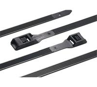 HellermannTyton 112-35060 RPE350-HSW-BK-C1 Serre-câble 350 mm 9 mm noir pour une application robuste, stabilisé aux UV, stabilisé