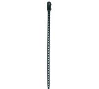 HellermannTyton 115-11270 SOFTFIX-M-TPU-BK-Y Serre-câble 260 mm 11 mm noir réouvrable, très flexible, avec collier réouvrable