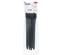 HellermannTyton Colliers de serrage SOFTFIX-M 115-11270 TPU souple 260x11 mm Noir réutilisable
