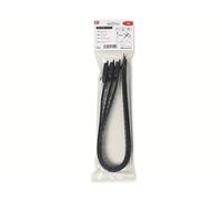 HellermannTyton 115-28590 SOFTFIX-XL-TPU-BKIII Serre-câble 580 mm 28 mm noir réouvrable, très flexible, avec collier réouvrable 3 pc(s)