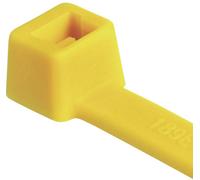 HellermannTyton 116-01814 T18R-PA66-YE-C1 Serre-câble 100 mm 2.50 mm jaune 100 pc(s)