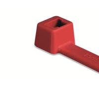 HellermannTyton 116-05412 T80L-N66-RD-C1 Serre-câble 390 mm 4.60 mm rouge 100 pc(s)
