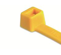 HellermannTyton 116-08014 T80R-N66-YE-C1 Serre-câble 210 mm 4.60 mm jaune 100 pc(s)