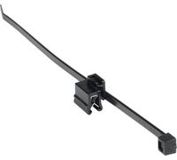 HellermannTyton 150-40581 T50ROSEC5B-PA66HS/PA66HIRHS-BK Serre-câble 200 mm 4.60 mm noir avec pied ancre 500 pc(s)