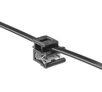 HellermannTyton 150-40591 T50ROSEC5A-MC5-BK-D1 Serre-câble 200 mm 4.60 mm noir Faisceau de câbles sur le côté du montage