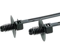 HellermannTyton 150-55500 REL30SDP6-PA66-BK Serre-câble 170 mm 5 mm noir avec pied à lamelles, réouvrable 500 pc(s)