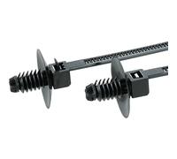 HellermannTyton 150-55610 T18RDP5-PA66-BK Serre-câble 110 mm 2.50 mm noir avec