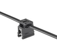 HellermannTyton 150-76099 T50ROSEC4A-MC5-BK-D1 Serre-câble 200 mm 4.60 mm noir Faisceau de câbles en travers du montage, Faisceau