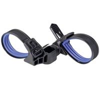 HellermannTyton 156-04098 SGT100SDSB5-6-PA66HS/TPE/PA66HIRHS-BK/BU Serre-câble noir/bleu