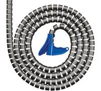 HellermannTyton 161-64205 HWPP-16MM-PP-GY-K1 Helawrap Tuyau Gris 15Mm (2M)