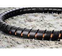 HellermannTyton 162-20400 SPF40-PP-BK Gaine spirale noir 1 m