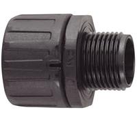 HellermannTyton 166-21016 HG34-S-PG29 Raccord de tuyau noir PG29 28.10 mm droit 1 pc(s)