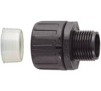 HellermannTyton 166-21604 HGL28-S-M25 Raccord de tuyau noir M25 22.80 mm droit 1 pc(s)