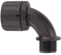 HellermannTyton 166-22203 HG16-90-M20 Raccord de tuyau noir M20 16.70 mm 1 pc(s)