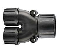 Hellermanntyton - 166-25802 Hg21-y16 Distributeur En Y Noir 21 Mm, 16 Mm, 16 Mm 1 Pc(s) - Noir