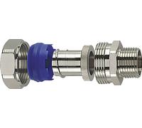 HellermannTyton 166-31408 PCS50-FMC-M50-NPB/TPE-ML Raccord de tuyau métal M50 droit 1 pc(s)