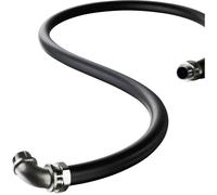 HellermannTyton 166-31901 LTS12 Gaine de protection acier noir 10 mm Marchandise vendue au mètre