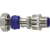 HellermannTyton 166-32205 LTS16-FMC-M20-NPB/PA6-ML Raccord de tuyau métal M20 droit 1 pc(s)