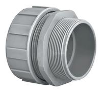 HellermannTyton 166-40706 PSR32-S-M32 Raccord de tuyau gris M32 26.50 mm droit