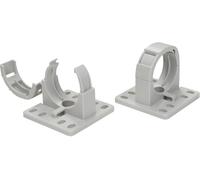 HellermannTyton 169-22000 CTCC-IWS17-MB43-PA66/6HIRHS-GY Support de gaine gris 17 mm