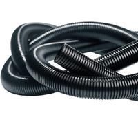 HellermannTyton 169-22100 IWS-10-N6-BK-L1 Gaine annelée noir 9.90 mm 50 m