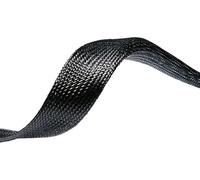 HellermannTyton 170-00120 HEGPX12-PET-BK Gaine tressée noir polyester 6 à 19 mm 100 m