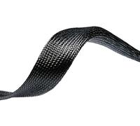 HellermannTyton 170-00400 HEGPX40-PET-BK Gaine tressée noir polyester 32 à 70 mm 50 m