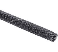 HellermannTyton 170-81010 HEGPETFR30-PET-BK Gaine tressée noir polyester 27 à 40 mm Marchandise vendue au mètre