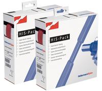 HellermannTyton 300-31272 Gaine thermorétractable sans colle rouge 12.70 mm 6.40 mm Taux de retreint:2:1 5 m