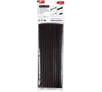 HellermannTyton - Lot de 10 gaines thermo rétractables noires his-3-bag-12/4 200mm