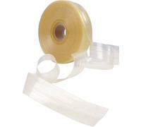 HellermannTyton 354-02260 Ruban thermofusible pour gaines thermorétractables translucide 10 m