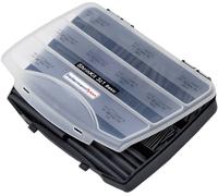 HellermannTyton 380-03001 Assortiment de gaines thermorétractables noir Taux de retreint:3:1 220 parties