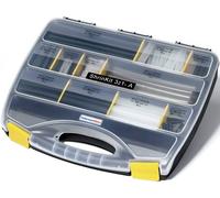 HellermannTyton 380-03003 Assortiment de gaines thermorétractables noir, transparent Taux de retreint:3:1 385 parties