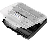 HellermannTyton 380-03004 Assortiment de gaines thermorétractables noir Taux de retreint:3:1 130 parties