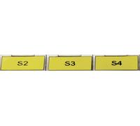 HellermannTyton 594-11102 TAG121LA4-1102-YE Etiquette Helatag 20 x 8 mm Couleur de la surface de marquage: jaune Nombr