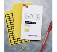HellermannTyton 598-92227 TAG122FB-270-YE Etiquette de câble Helasign 15 x 9 mm