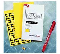 Hellermanntyton - 598-92227 Tag122fb-270-Ye Etiquette Helasign 15 X 9 Mm Couleur De La Surface De Marquage: Jaune Nombre