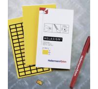 HellermannTyton 598-92427 TAG124FB-270-YE Etiquette Helasign 19 x 11 mm Couleur de la surface de marquage: jaune Nombr