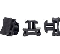 HellermannTyton ACFM2W10PT6 Embase pour attache-câbles profilé 151-02858 stabilisé à la chaleur, résistant aux chocs noir 500