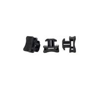 HellermannTyton Embase attache-câbles ACFM2W10PT6 stabilisée chaleur anti-chocs Noir 25 pc(s)