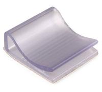 HellermannTyton FCC25-PVC-GY Clip de fixation autocollant 154-00019 gris