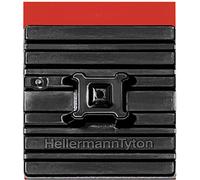 HellermannTyton FMB4APT-A-PA66HS-BK (10) Embase de fixation autocollant 151-03669 base flexible noir 10 pc(s)