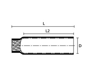 hellermanntyton HellermannTyton Capuchon thermo-rétractable 3:1 PEC-3/1 noir PEC-3/1-POX-BK-L1 Quantité:50