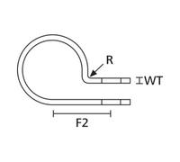 hellermanntyton HellermannTyton Collier de fixation H3P-N66-NA Quantité:1000