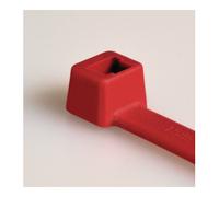 hellermanntyton HellermannTyton Colliers de serrage 2,5x100 rouge T18R-N66-RD-C1 Quantité:100