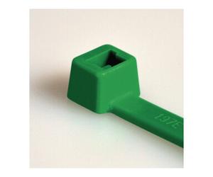 hellermanntyton HellermannTyton Colliers de serrage 2,5x100 vert T18R-N66-GN-C1 Quantité:100